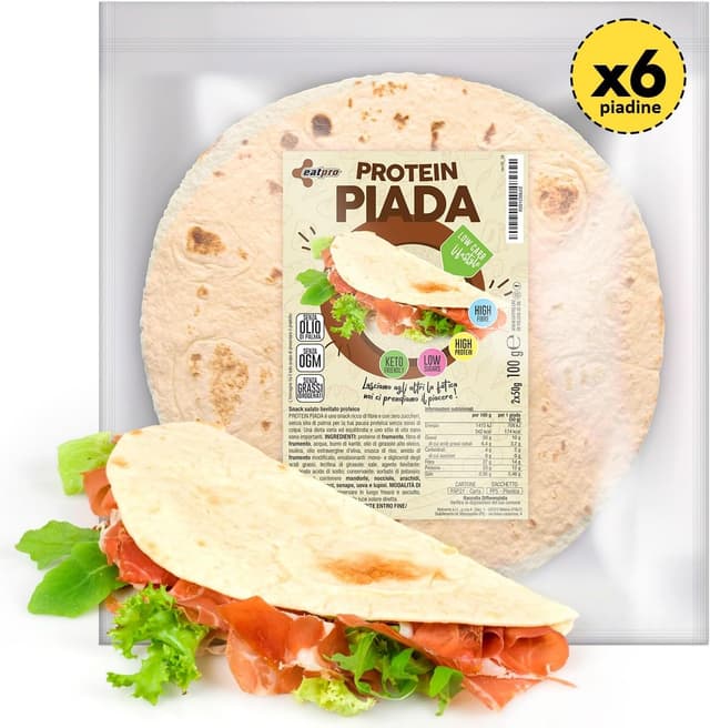 Thumbnail 6 de EatPro Piadina Proteica 50 g, 23% proteine 🥙