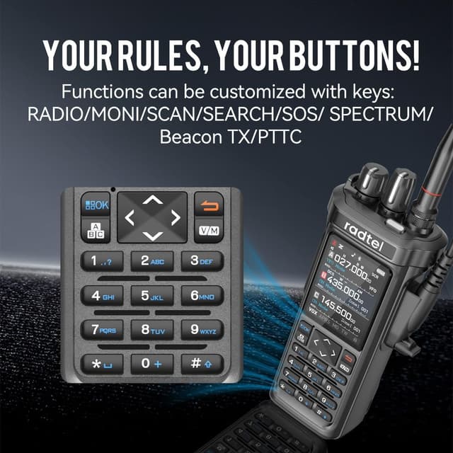 Detalle 1 de Radtel RT-950 PRO radio 10 W