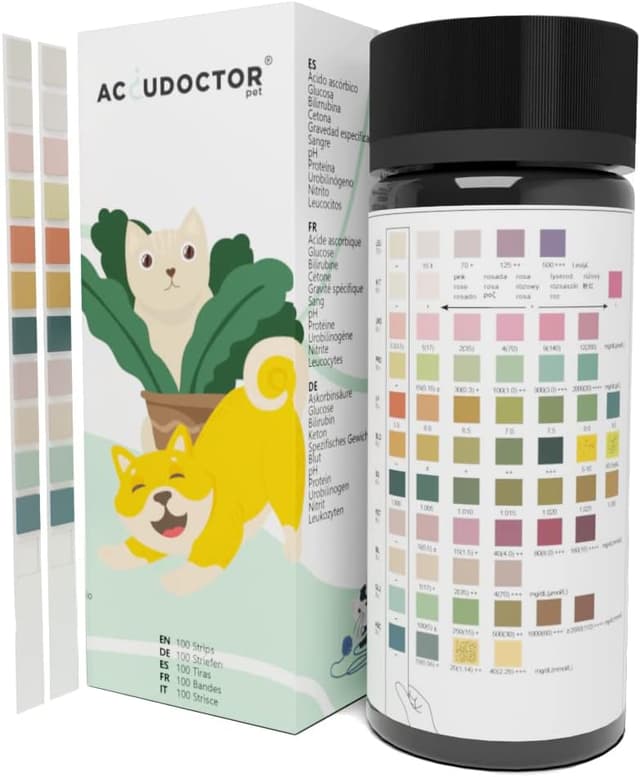 Detalle de AccuDoctor 100 Urin-Teststreifen Haustiere 🐾