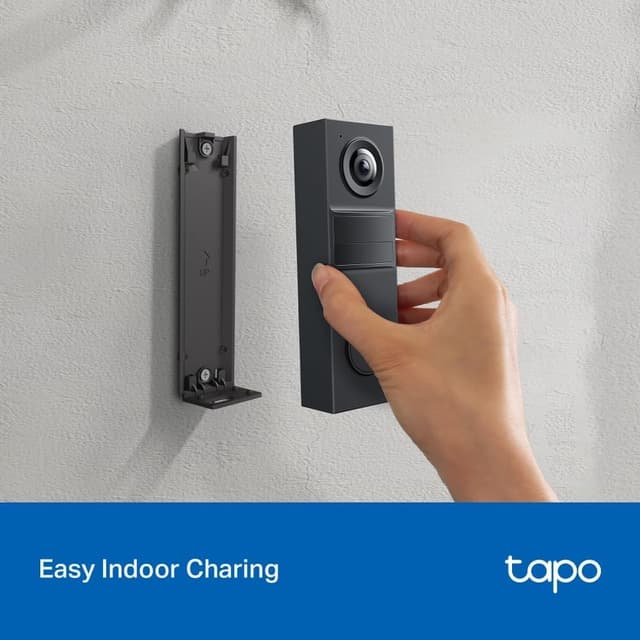 Detalle de TP-Link Tapo D205 3MP 2K Battery Doorbell with 180‑day battery