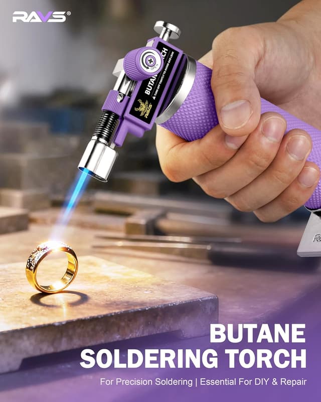 Thumbnail 4 de RAVS Butane Torch, 2-Flame Soldering Torch ⚡