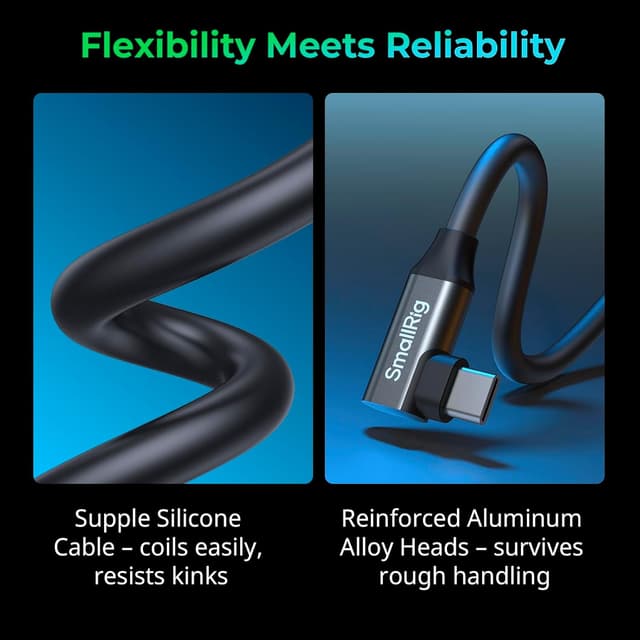 Thumbnail 6 de SMALLRIG USB4 40 Gbit/s USB‑C‑Kabel (240 W Schnellladung), 8K@60 Hz, 60 cm – 5076