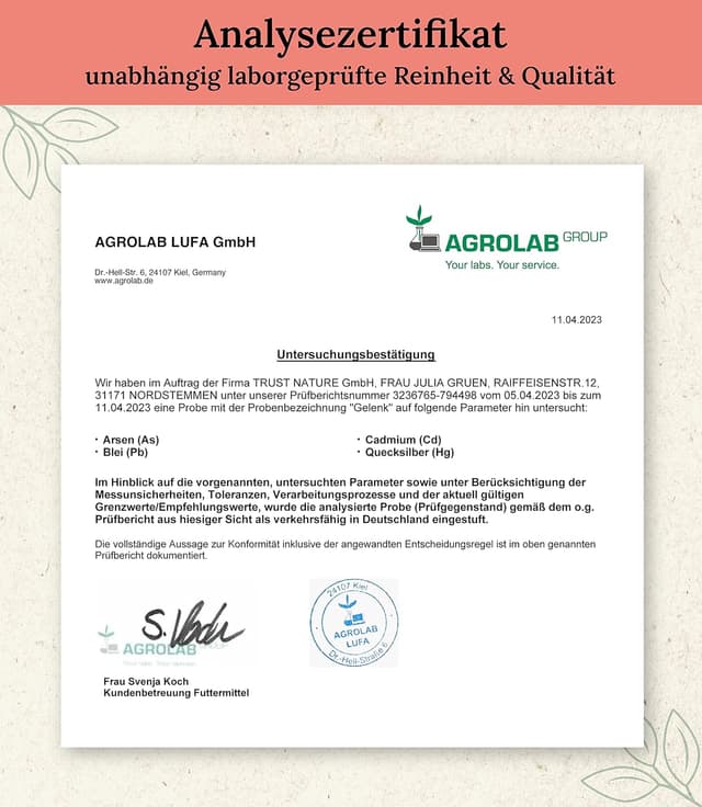 Detalle 2 de Trust Nature Gelenktabletten für Hunde 120 Kautabletten