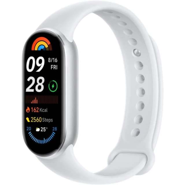 Detalle de Xiaomi Smart Band 9 AMOLED (plata): pulsera de actividad con pantalla AMOLED