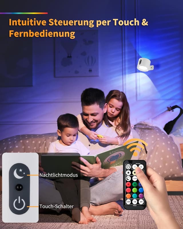 Thumbnail 2 de LuminexDesigns Lámpara pared LED regulable 360°