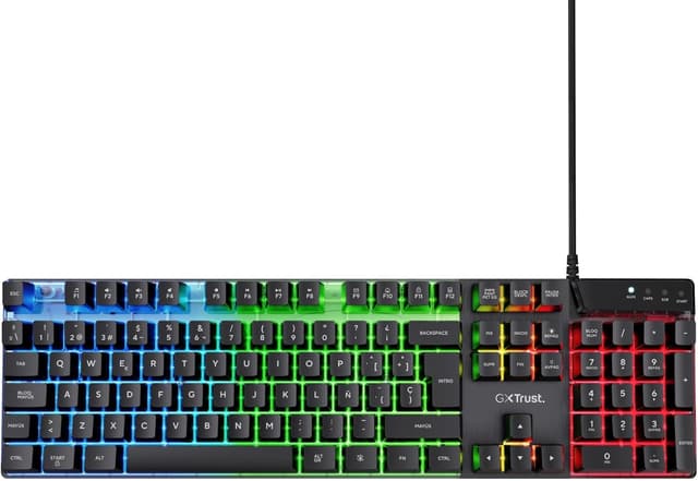 Detalle 2 de Trust Gaming GXTrust 835 Azor teclado 8 teclas