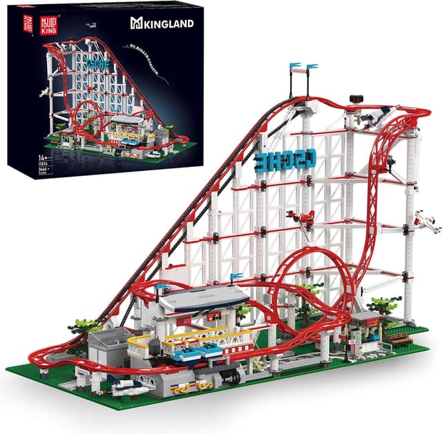 Imagen de Mould King 11014 Großes Achterbahn-Modell 3646 Teile 🎢 en OfertitasTOP