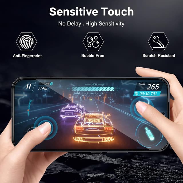 Thumbnail 6 de Funrae Sichtschutz-Schutzfolie für Xiaomi Mi Poco F8 Ultra (2+2 Stück) inkl. Panzerglas für Kamera, 9H Privacy Anti-Spy