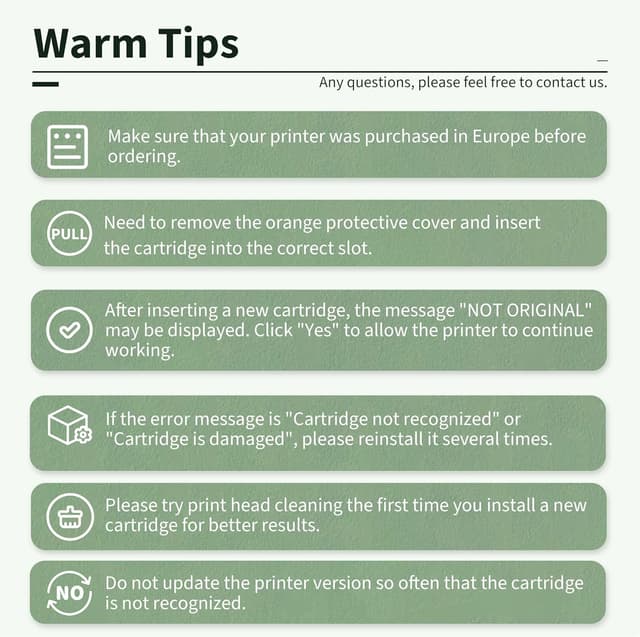 Thumbnail 6 de Greenjob Compatible 604XL Ink Cartridge Replacement Multipack (8-Pack) for Epson 604XL