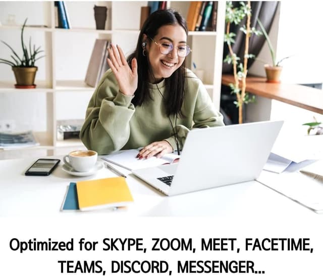 Detalle de LUDOS Ultra Wired Earbuds (In-Ear) with Microphone, Noise Isolating, Memory Foam Tips, 5-Year Warranty — Black