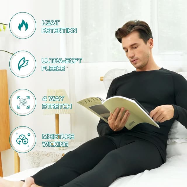 Thumbnail 1 de Homord Intimo termico uomo completo manica lunga per sport 🩲