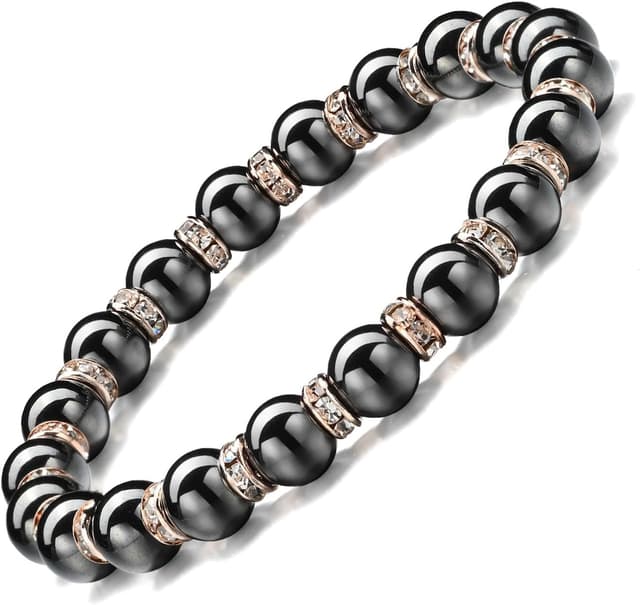 Thumbnail 5 de Apocalyptic-K Magnetic Hematite Bracelet 8mm