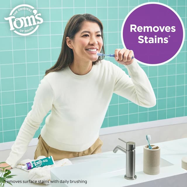 Thumbnail 4 de Tom's of Maine Whole Care Peppermint Toothpaste 4 oz. 🪥