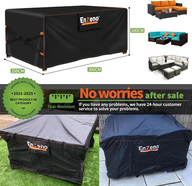 Thumbnail 5 de Enzeno Large Garden Furniture Cover 300×250×100 cm