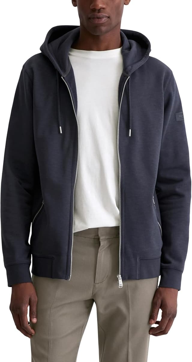 Detalle de Marc O’Polo Herren 620401557056 Sweatshirt (1er Pack) – bequemer Pullover für den Alltag