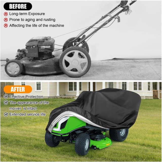 Thumbnail 6 de Housse tondeuse gazon AOOWU 210D 170 x 61