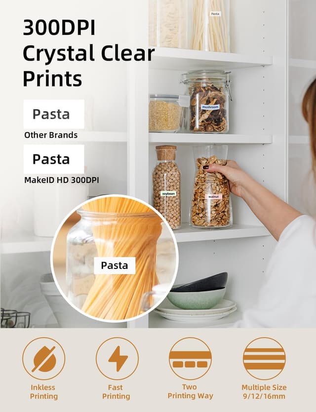 Detalle 2 de Makeid L1 Mini etichettatrice 300 dpi