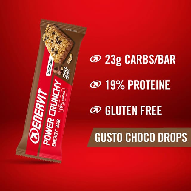 Detalle 2 de Enervit Power Crunchy Choco Drops 40g 🍫