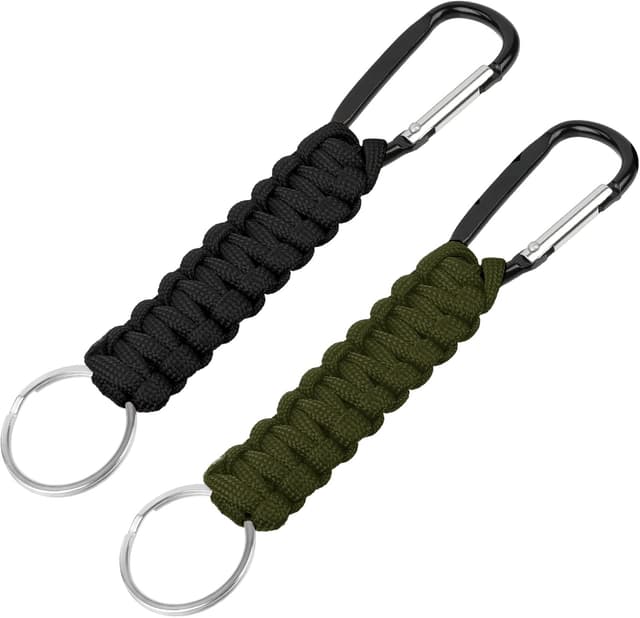 Detalle de OFFCUP Mousqueton Tressé Paracorde 15 cm Porte-clés