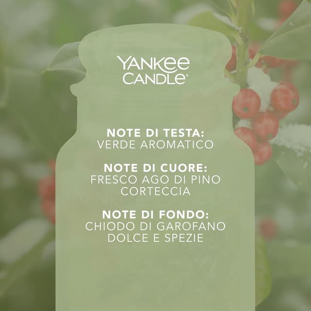Detalle de Yankee Candle candela alla vischio fino a 150 ore