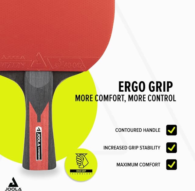 Thumbnail 4 de JOOLA Carbon Speed Ping Pong Paddle ITTF Approved 🏓