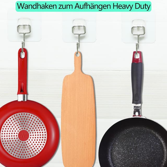 Thumbnail 6 de Charfia Selbstklebende Haken 15 kg, 8er-Set