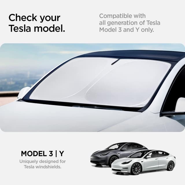 Detalle 2 de Spigen Tesla Model Y Juniper Parasole CryoShade