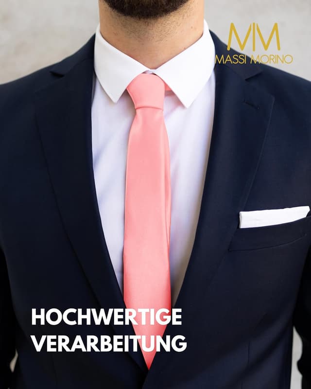 Thumbnail 1 de Massi Morino Cravate étroite 6 cm slim pour homme