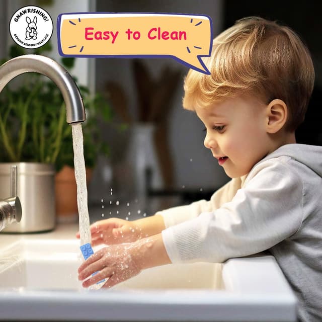 Thumbnail 6 de GNAWRISHING Chew Necklaces 6 pack for sensory kids