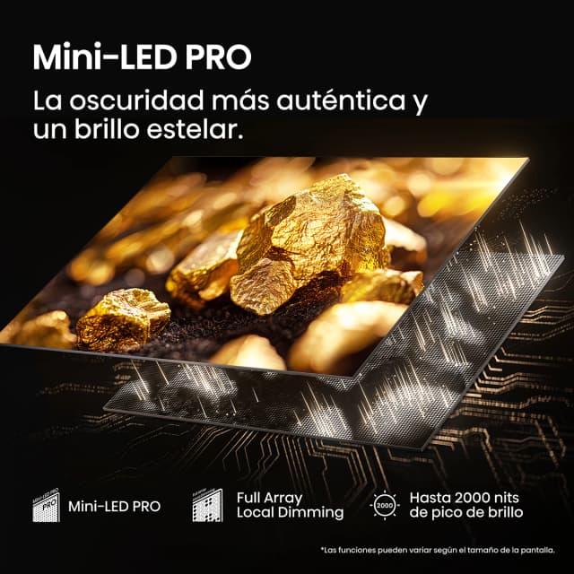 Detalle 2 de Hisense 55U7Q Pro TV 55' UHD 4K, 139 cm