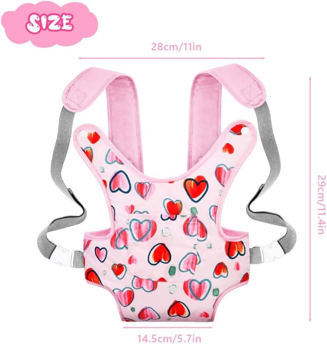 Thumbnail 1 de Aolso Baby Doll Carrier adjustable for 14"–18" dolls