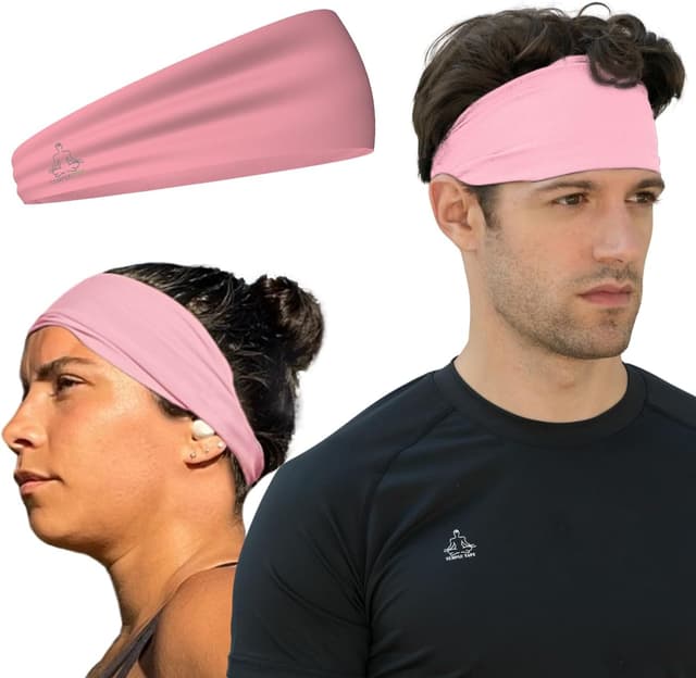 Detalle de Temple Tape Sweatbands (Temp Dry Technology) — Unisex training headbands for running and workouts