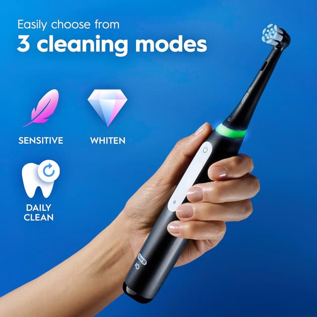 Thumbnail 6 de Oral-B iO 3 Matt Black Electric Toothbrush