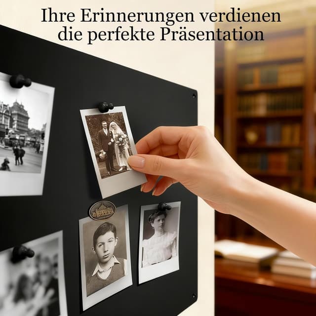 Thumbnail 5 de Qiytecno Magnettafel 50x100cm Mattschwarz đź–Ľ