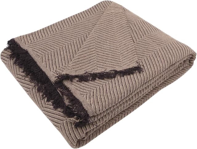 Detalle de MERCURY TEXTIL Colcha Multiusos Sofa Camel