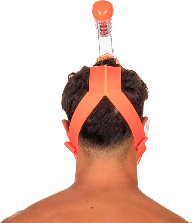 Detalle de SEAC AMICA Maschera integrale snorkeling full face per adulti e bambini (dai 6 anni) con visione 180°