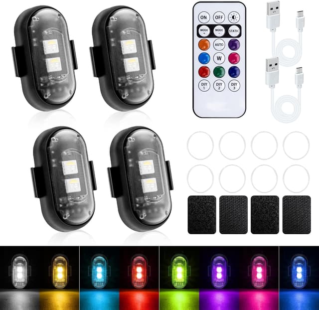 Imagen de Mcbazel 4PCS LED Car Strobe Lights 110mAh en OfertitasTOP