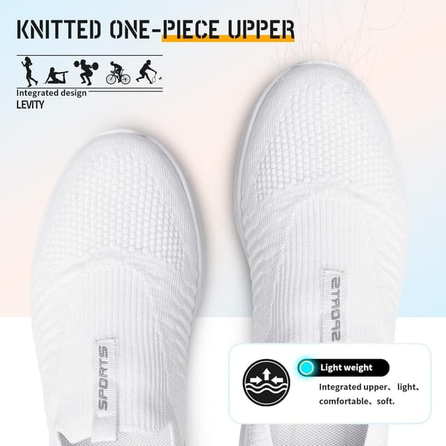 Thumbnail 6 de Sneakers femme slip on respirantes mode