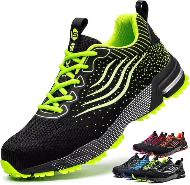 Detalle de ISOOUS Sicherheitsschuhe mit Stahlkappe, leicht