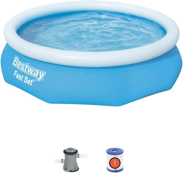 Thumbnail 6 de Bestway 6ft x 20in Blue Round Fast Set Inflatable Above Ground Pool