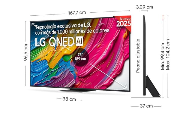 Thumbnail 1 de LG QNED81 75" 4K Smart TV 2025