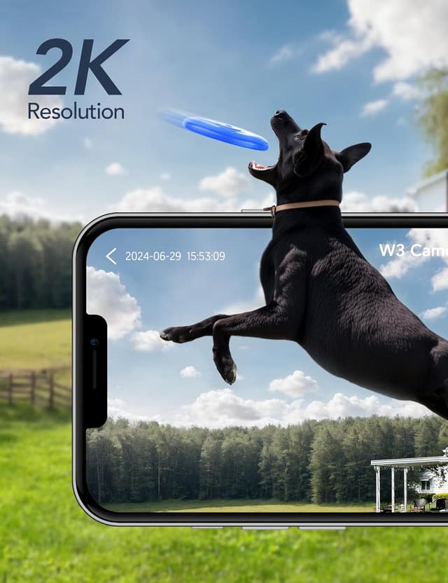 Detalle de GNCC 4G Telecamera Esterno 2K con pannello solare