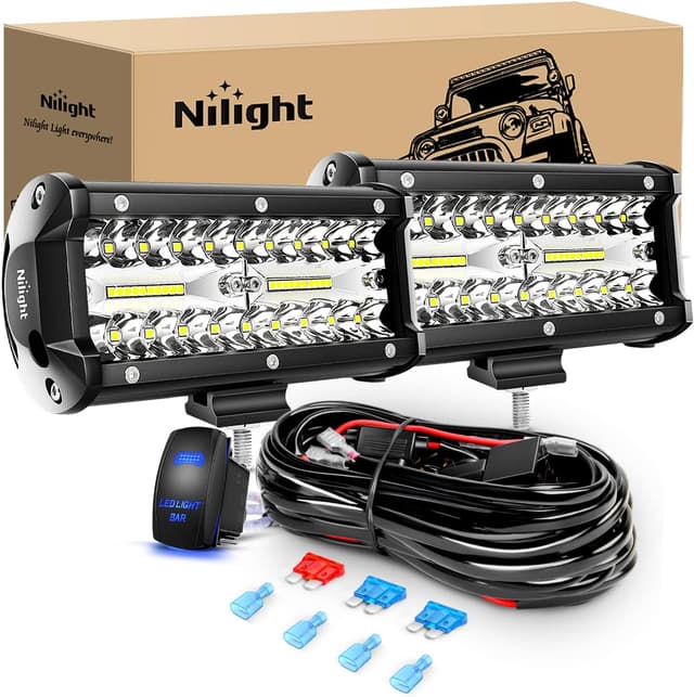 Detalle de Nilight LED Spot Flood Combo Bar 120W