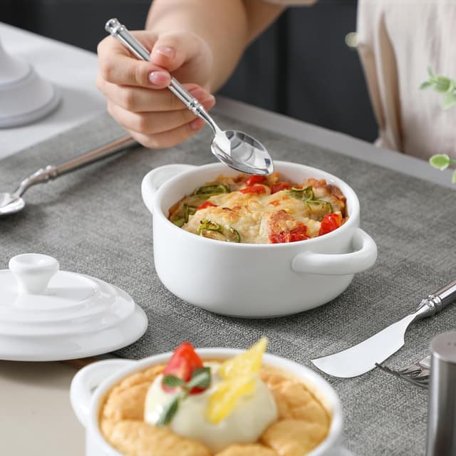 Thumbnail 6 de MALACASA Mini Cocotte Set 14 OZ 🍲