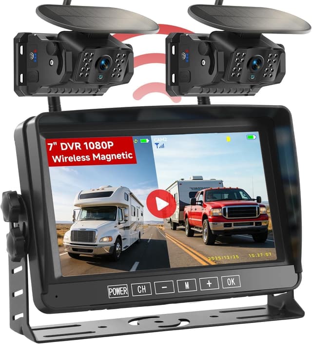 Imagen de Venluna Dual Wireless Backup Camera for Trailer en OfertitasTOP