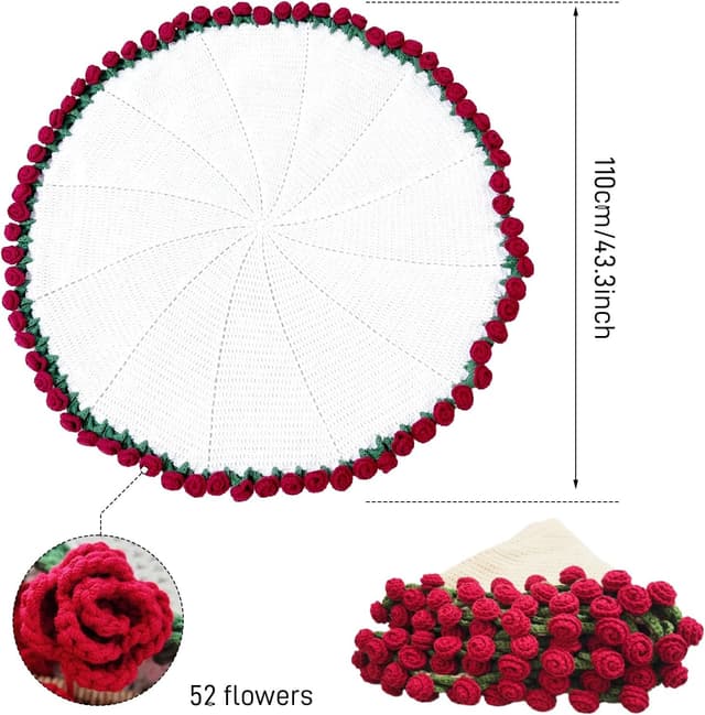 Detalle 2 de MSINMINW Couverture en bouquet de fleurs