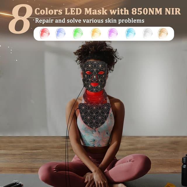 Thumbnail 4 de 850NM Red Light Therapy Mask 3000 mAh LED Skincare