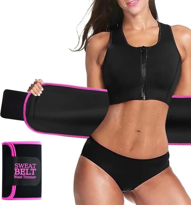 Detalle de AMZBOSS Women’s Waist Trainer (Neoprene Sweat Belt) for Lower Belly Fat & Core Support