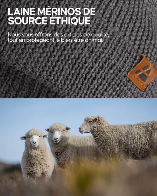 Thumbnail 4 de DANISH ENDURANCE bonnet mérinos 55–61 cm