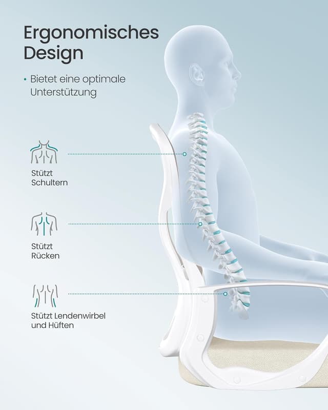 Thumbnail 4 de SONGMICS OBN043LH02 Ergonomischer Bürostuhl